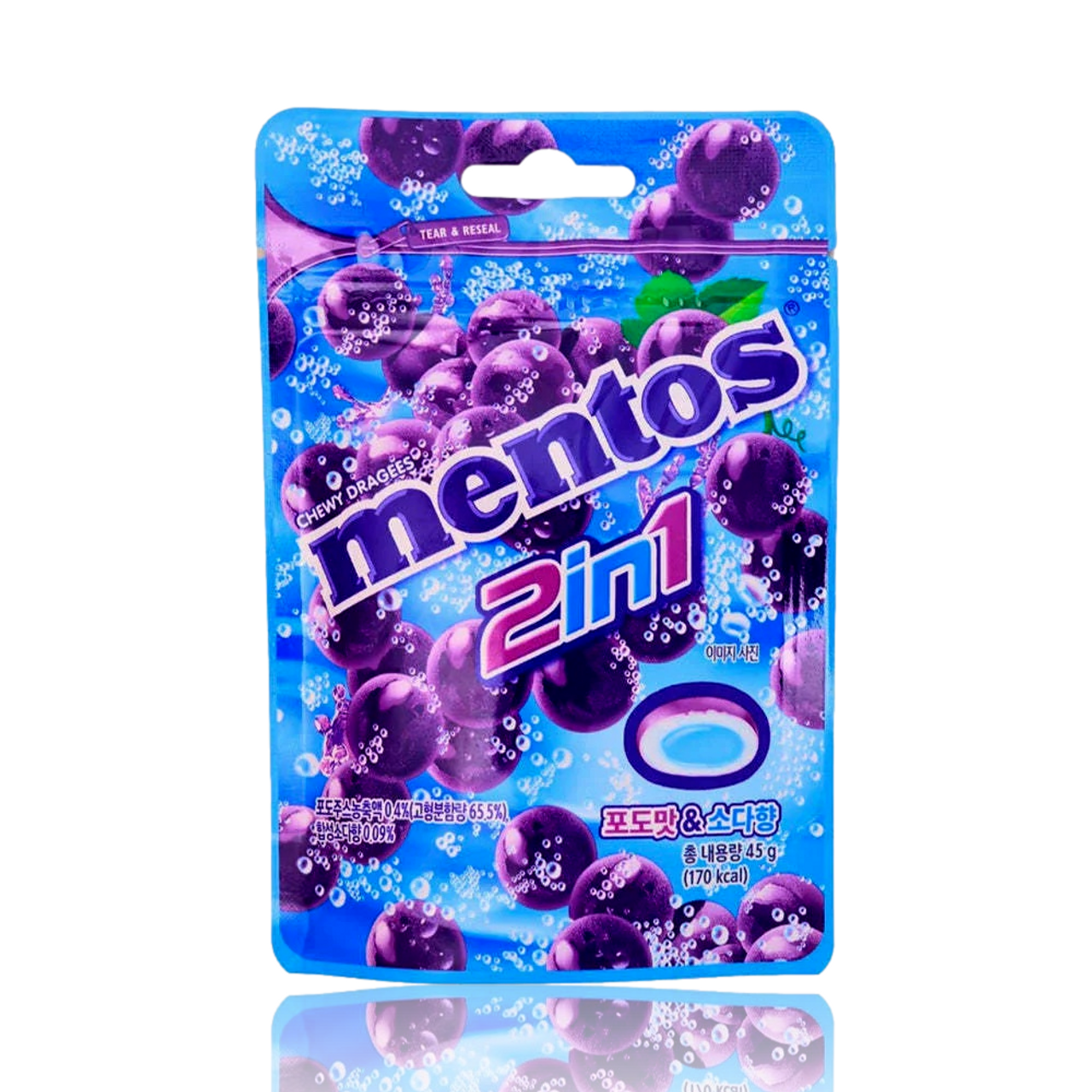 Mentos Grape 2 in 1 Japan 45g