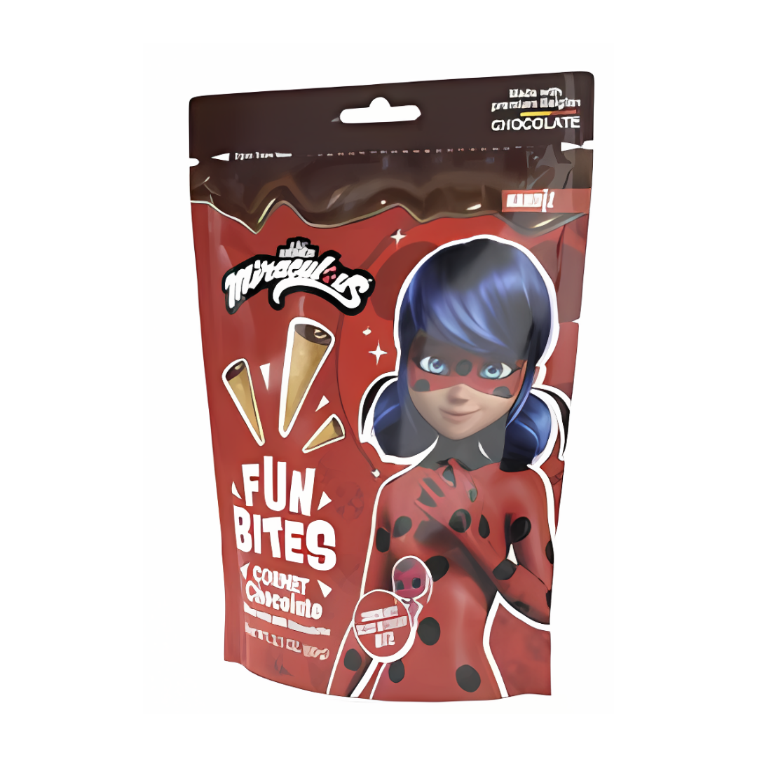 Miraculous fun bites chocolate cornet