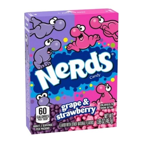 Nerds strawberry & grape Mini 46,7gr