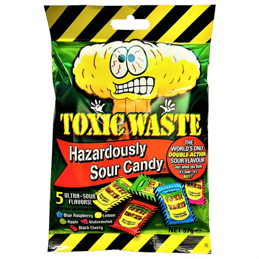 Toxic Waste Hazardously Sour Candy 57gr